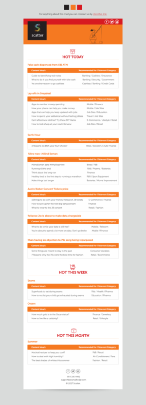 Design de Newsletter par Dabashes Adhikery pour Spiral Content Solutions Pvt Ltd | Design : #14870574