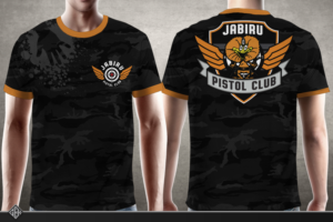 Jabiru Pistol Club T shirt logo finish off  | T-shirt Design by gekgrfx