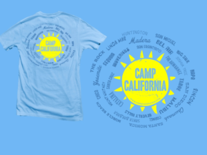 T-Shirt-Design von 2ndfloorharry für Camp California d.o.o. | Design #14806486