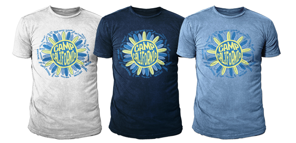 T-shirt Design by CREARTIVE for Camp California d.o.o. | Design #14761281