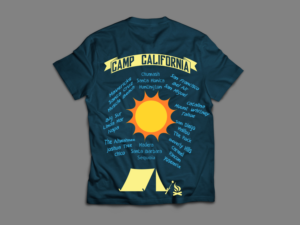 T-shirt Design by dragonboy94 for Camp California d.o.o. | Design: #14749941