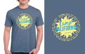 T-shirt Design by Sarina.dsg for Camp California d.o.o. | Design: #14749764