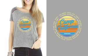 T-shirt Design by Sarina.dsg for Camp California d.o.o. | Design: #14749765