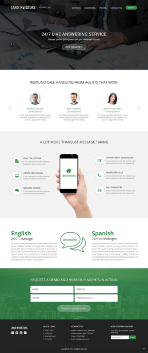 Web Design by pb for LandInvestors.com | Design: #14756506