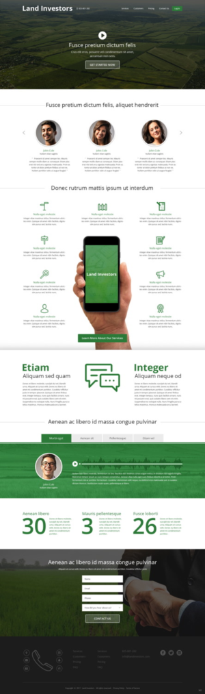 Web Design by pb for LandInvestors.com | Design: #14756507