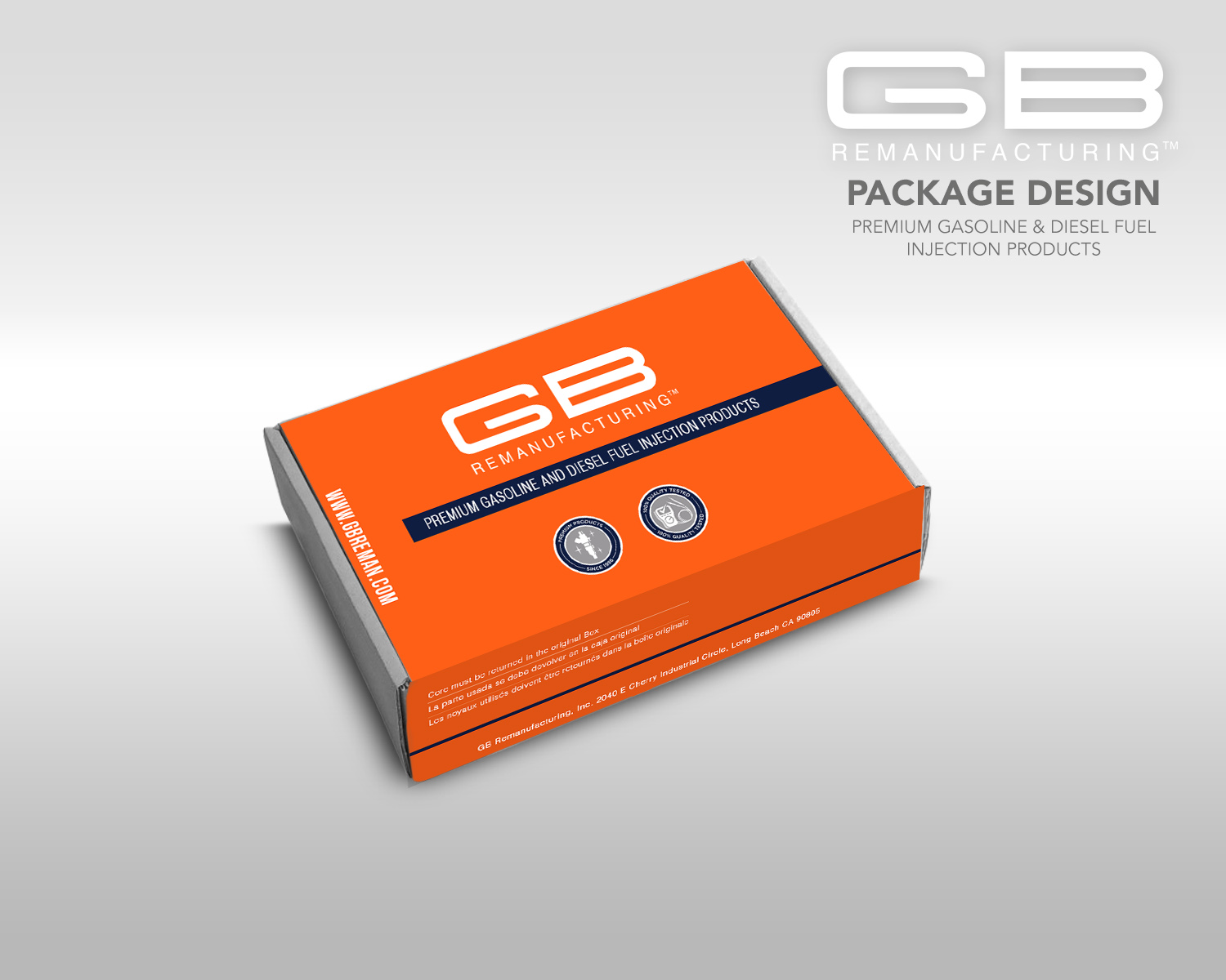 Packaging Design by MicroZ for GB Remanufacturing, Inc. | Design #14847974