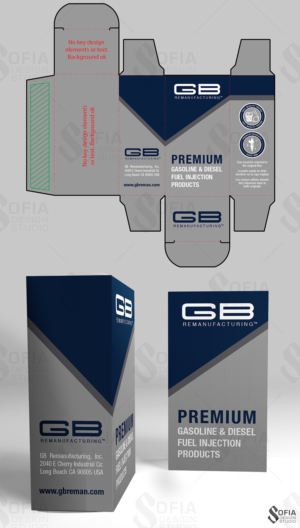 Packaging Design by SofiaDesignStudio for GB Remanufacturing, Inc. | Design: #15792496