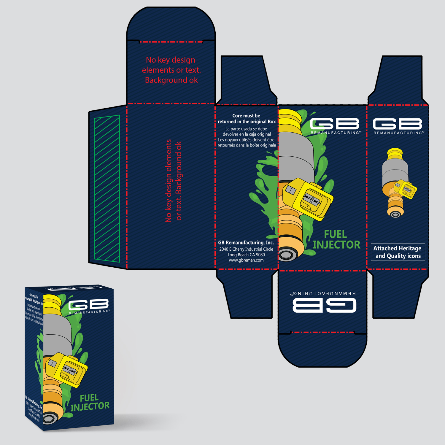 Packaging Design by sheiknishan for GB Remanufacturing, Inc. | Design #14860753