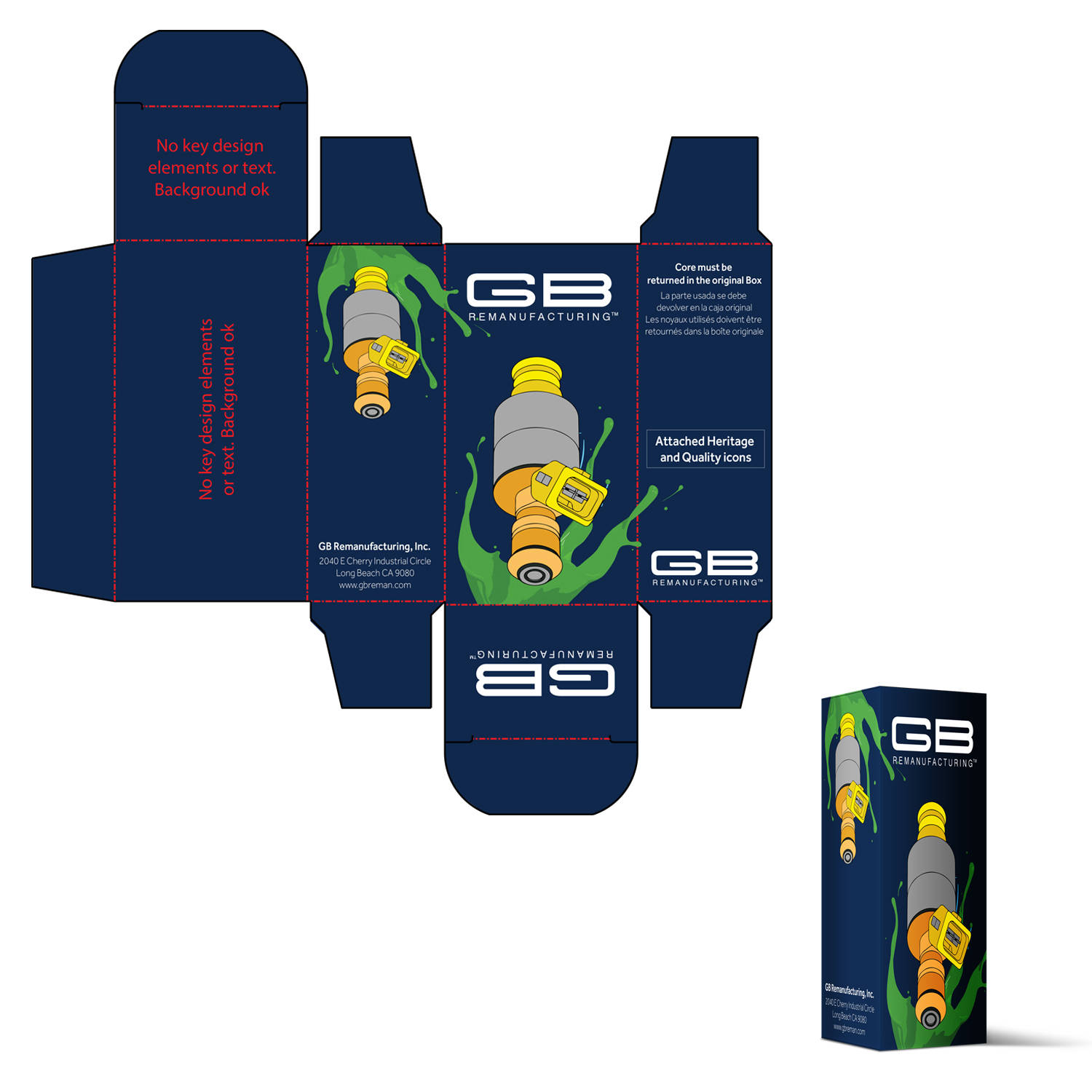 Packaging Design by sheiknishan for GB Remanufacturing, Inc. | Design #14860754