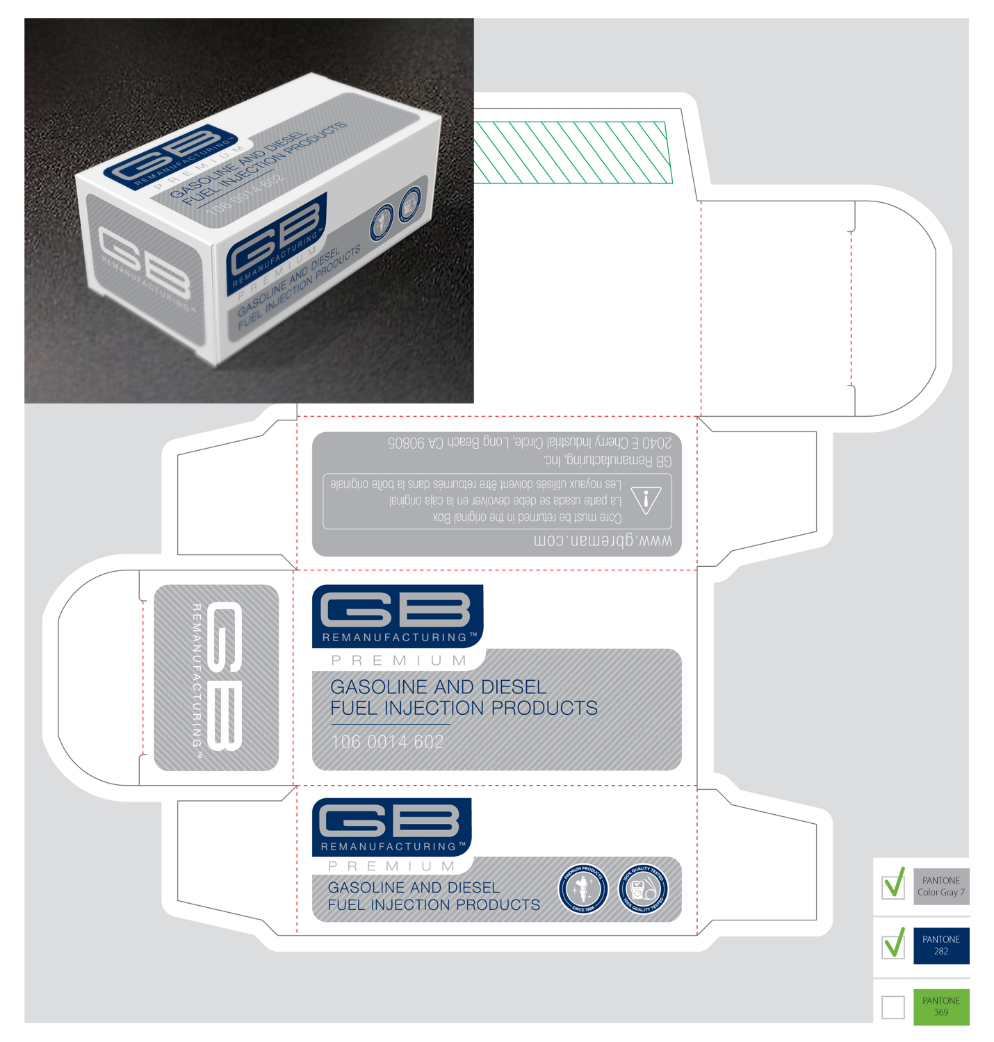 Packaging Design by project 5 for GB Remanufacturing, Inc. | Design #14857319