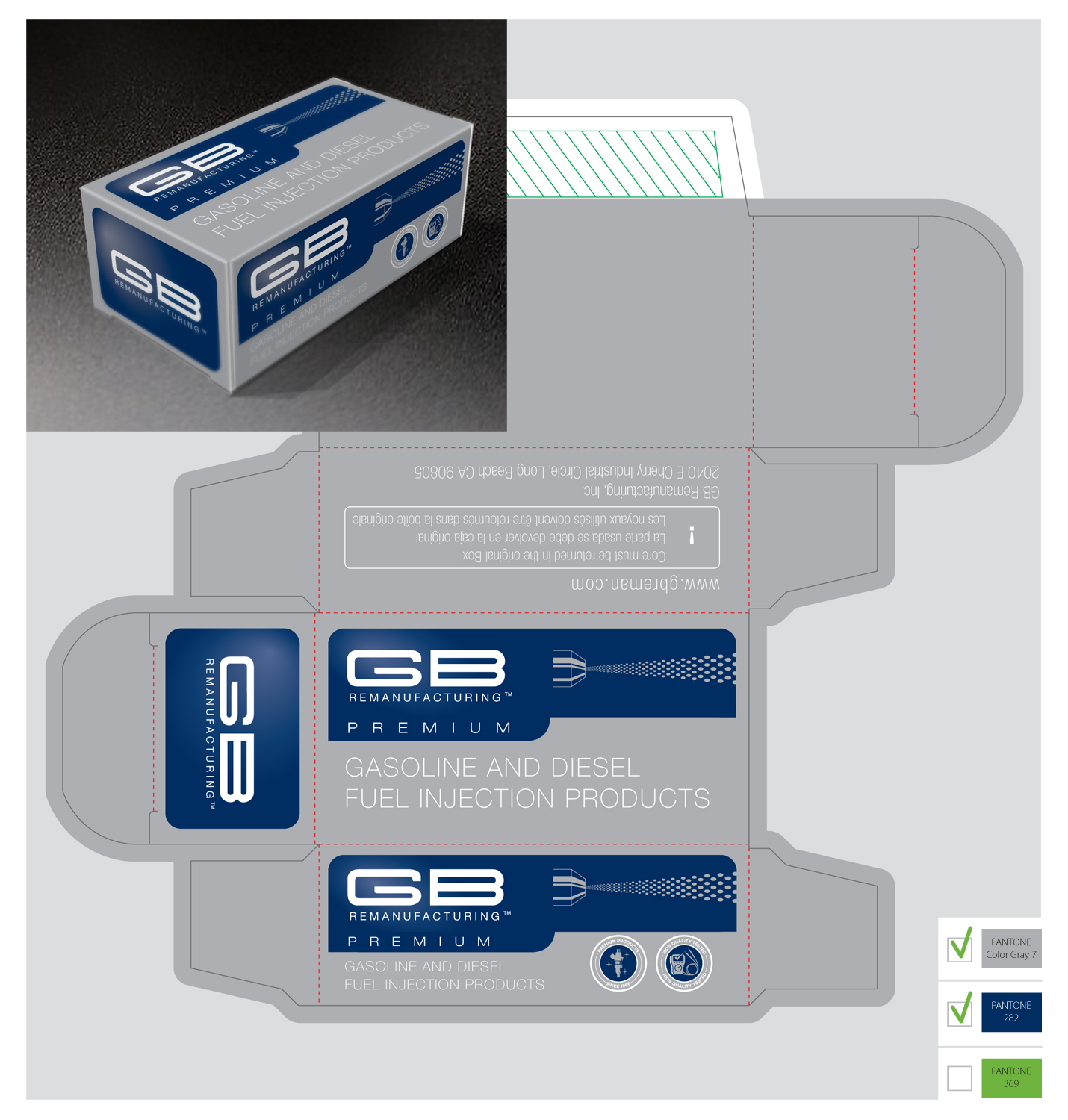 Packaging Design by project 5 for GB Remanufacturing, Inc. | Design #14857325