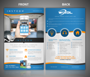 Lighting &amp;amp; Automation,Audio services Needs Flyer Design | Diseño de Flyer por SAI DESIGNS