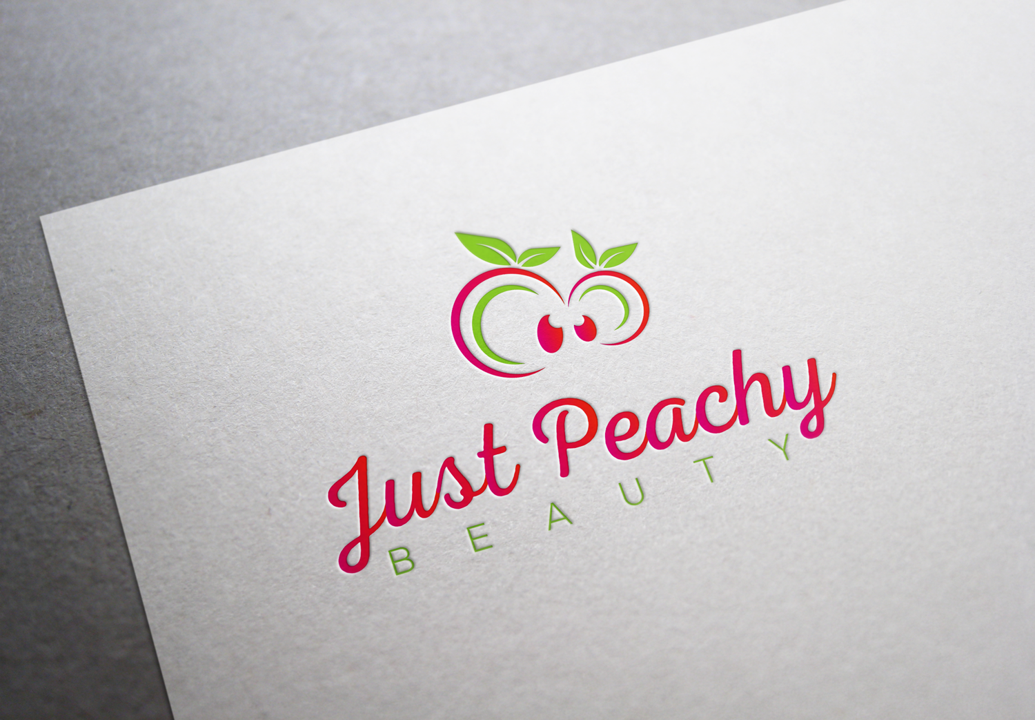 Logo Design by shgshikder5 for Just Peachy | Design #14785877