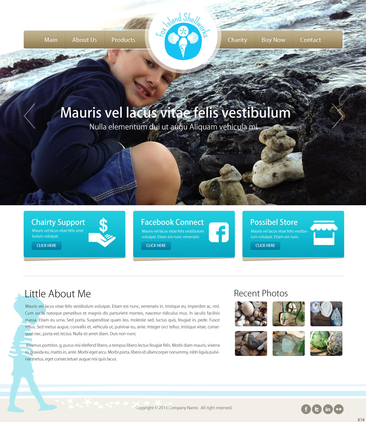 Web-Design von pb für Fox Island Shellworks | Design #2547401