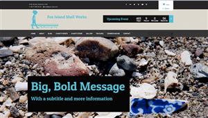 Diseño Web por NessDesign para Fox Island Shellworks | Diseño: #2550627