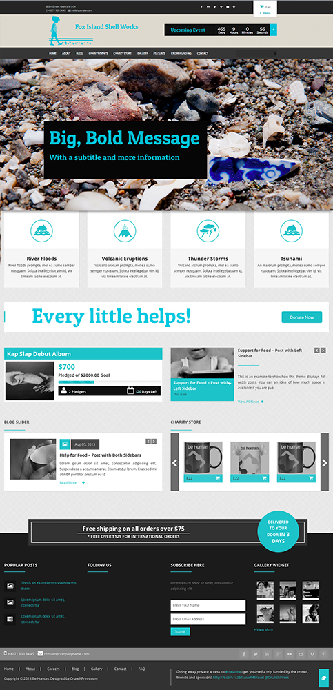 Web Design by NessDesign for Fox Island Shellworks | Design #2550636