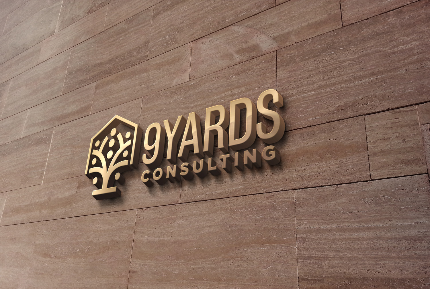 Diseño de Logo por e-graphics para 9Yards Consulting | Diseño #14762396