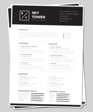 Resume Design by Your_Design for Premium Mockups | Design: #14799736