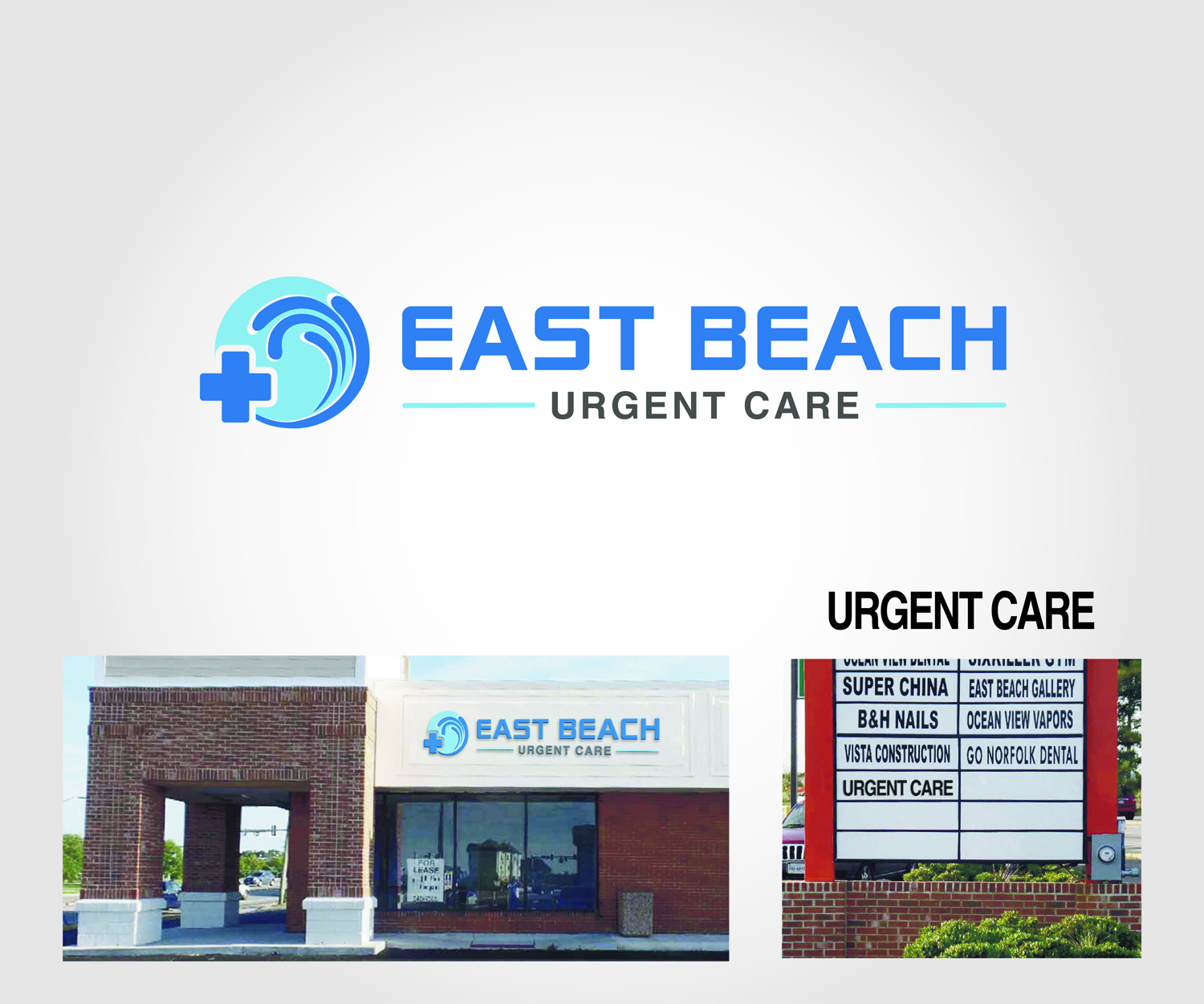 Logo-Design von MTu für East Beach Urgent Care | Design #14822199