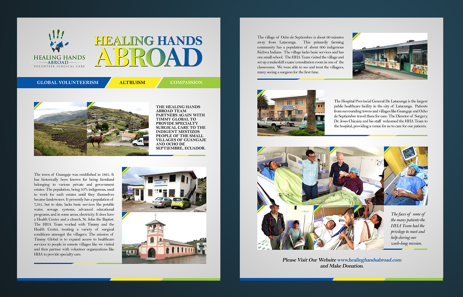 Diseño de Newsletter por isshaikh007 para Healing Hands Abroad | Diseño #14808613