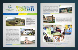 Diseño de Newsletter por isshaikh007 para Healing Hands Abroad | Diseño: #14808613