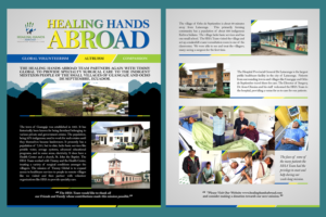 Diseño de Newsletter por isshaikh007 para Healing Hands Abroad | Diseño: #14818756