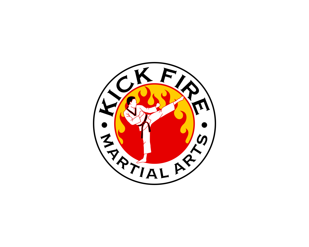Logo Design by alpino for Kick Fire Martial Arts  | Design #14790992
