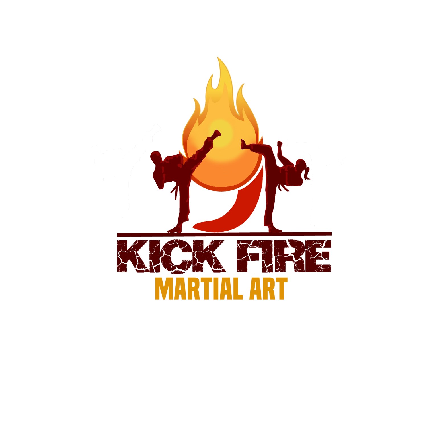 Logo Design by nouarbiti for Kick Fire Martial Arts  | Design #14777102