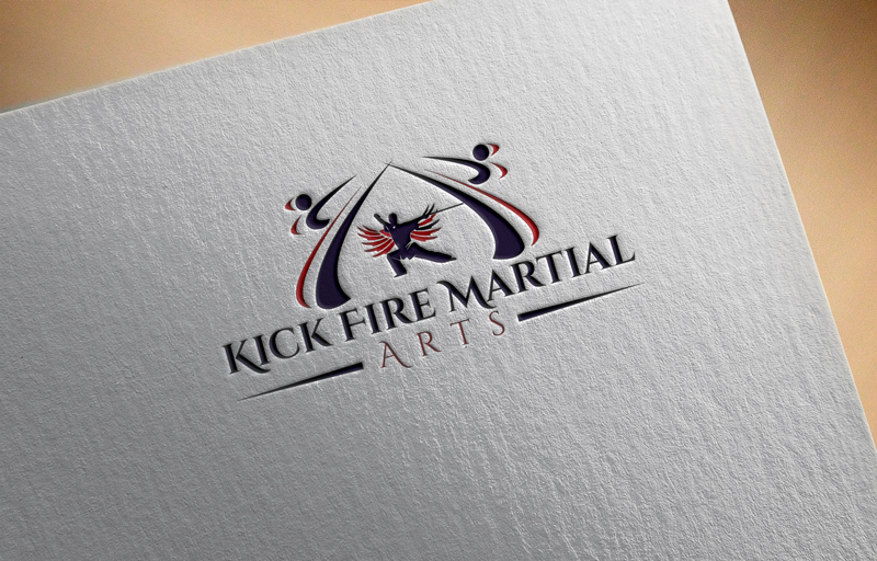 Logo Design by Adda design for Kick Fire Martial Arts  | Design #14787683
