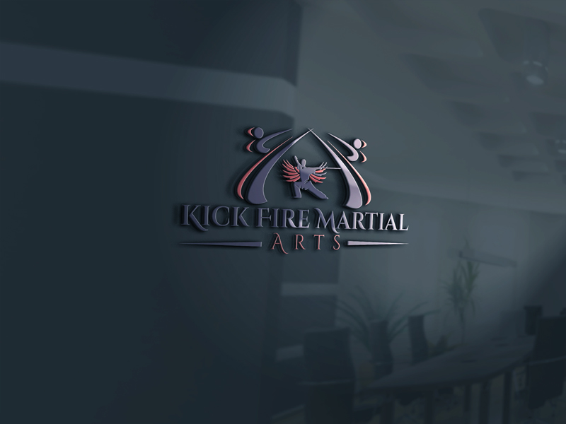 Logo Design by Adda design for Kick Fire Martial Arts  | Design #14787685