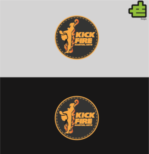 Logo Design by JE Designs for Kick Fire Martial Arts  | Design: #14781071