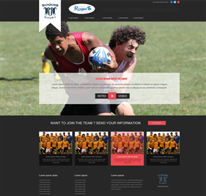Web-Design von aarsita für Upright Rugby Canada | Design #2898237