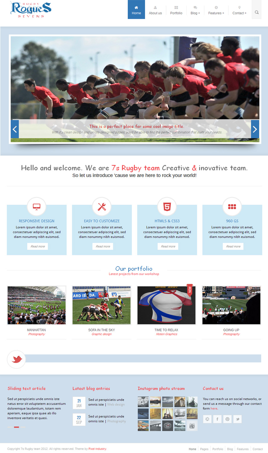 Web Design par tarek_cs pour Upright Rugby Canada | Design #2731586