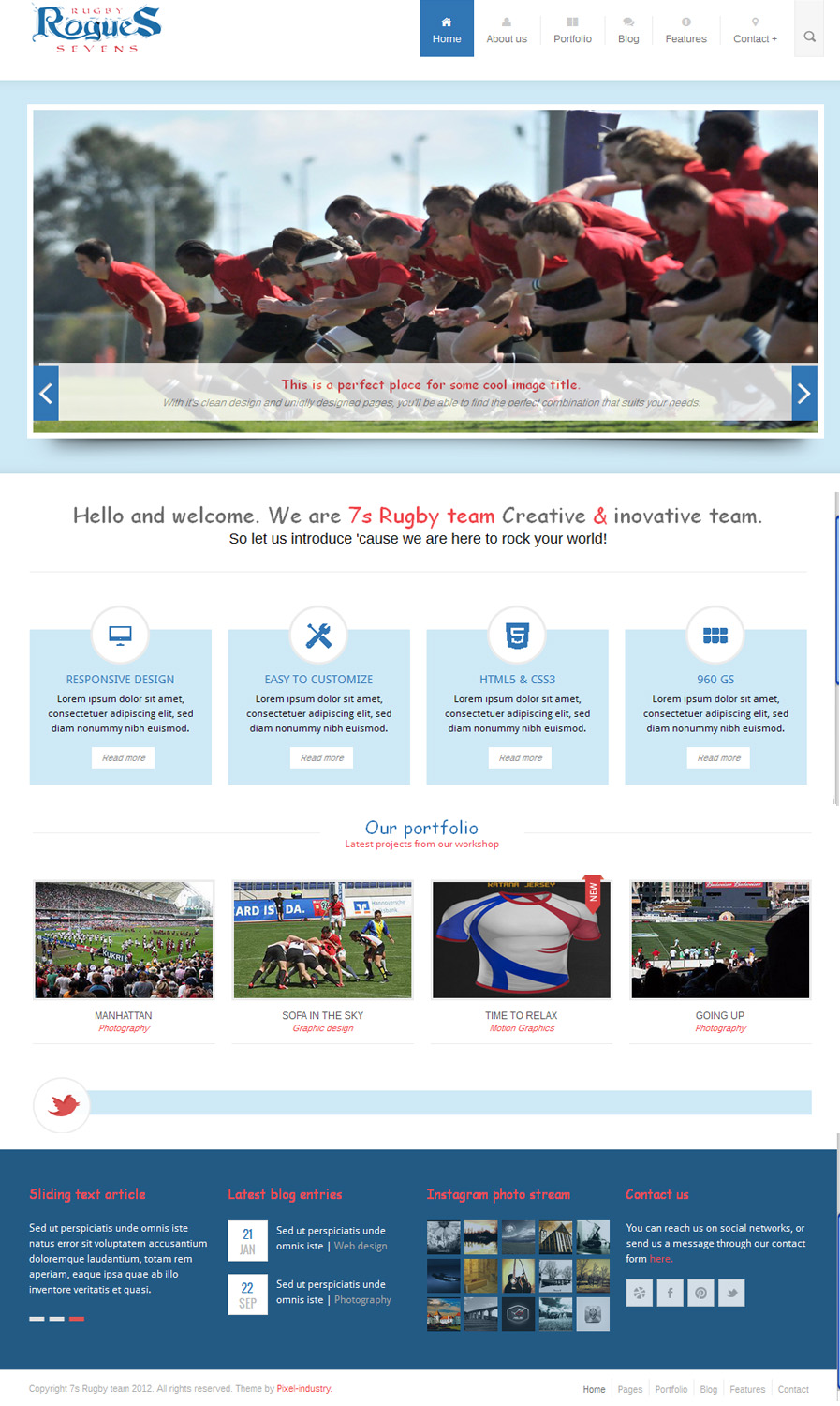 Web Design by tarek_cs for Upright Rugby Canada | Design #2731681