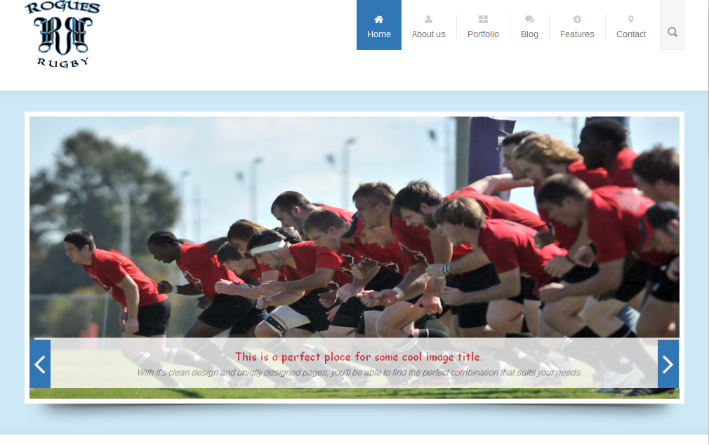 Web Design by tarek_cs for Upright Rugby Canada | Design #2736297