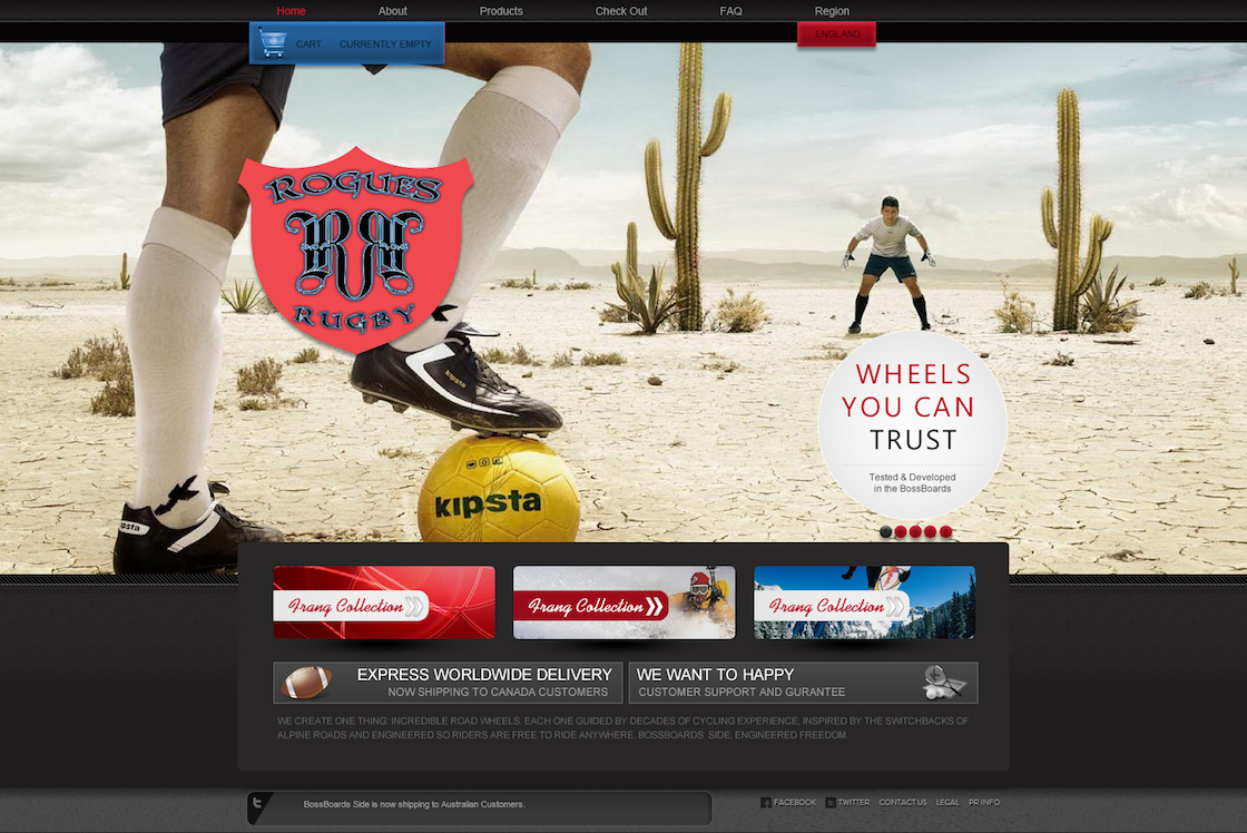 Web Design by Aydin Solutions for Upright Rugby Canada | Design #2730635