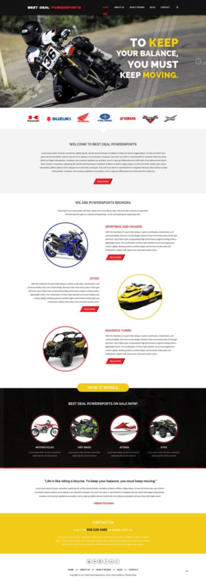 Web-Design von pb für 844BikeTow | Design: #14789552
