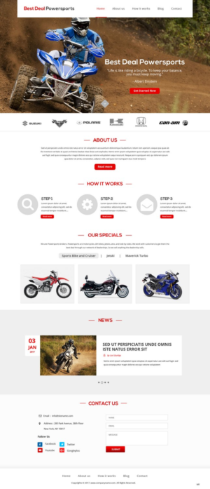 Web-Design von pb für 844BikeTow | Design: #14796433