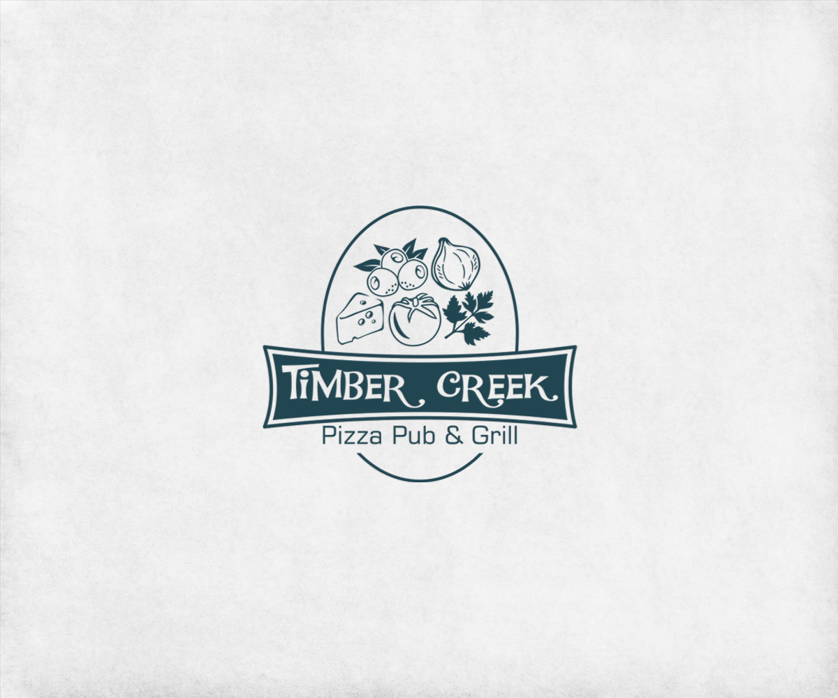 Logo Design by Sketsa Media for Timber Creek Pizza Pub & Grill | Design #14852422