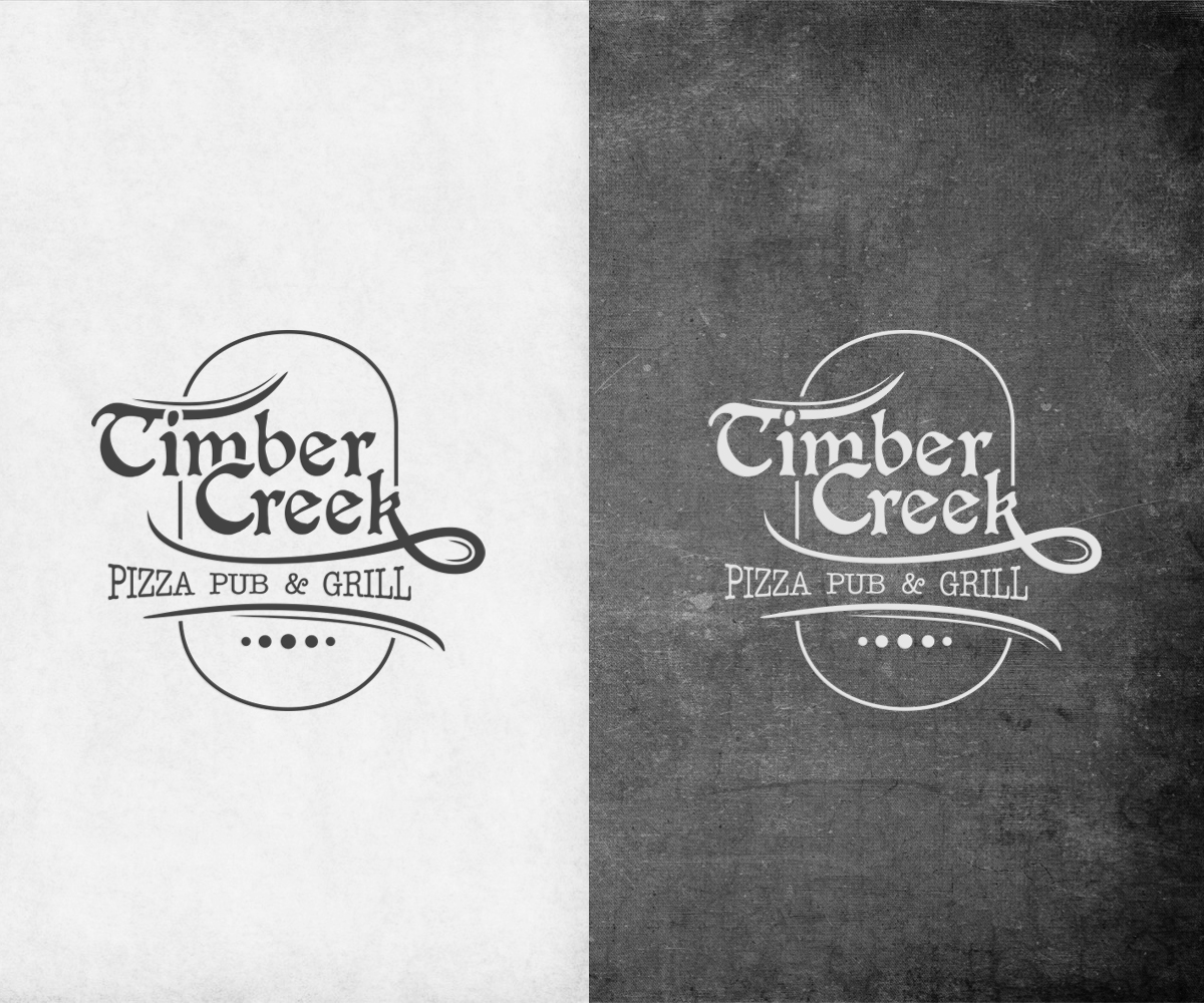 Logo Design by Sketsa Media for Timber Creek Pizza Pub & Grill | Design #14854516