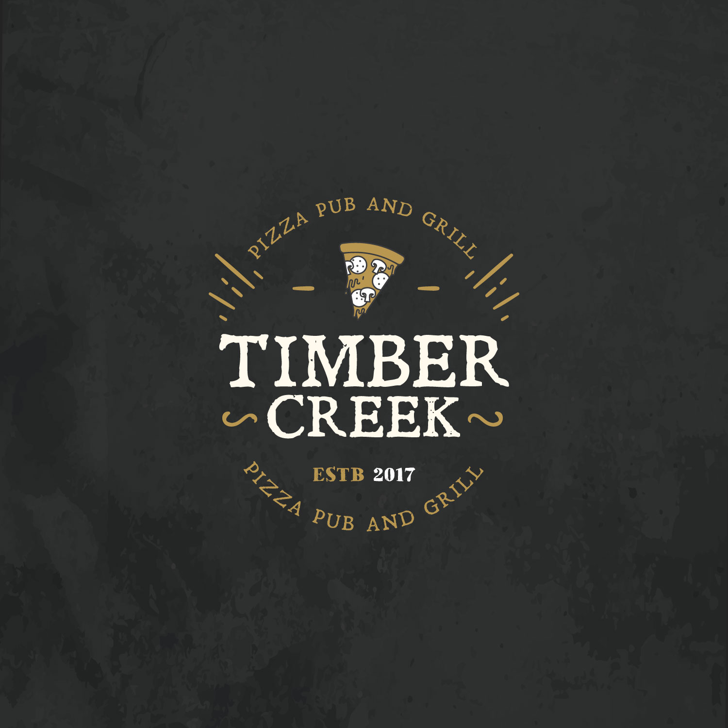 Logo Design by ACheshire for Timber Creek Pizza Pub & Grill | Design #14790631