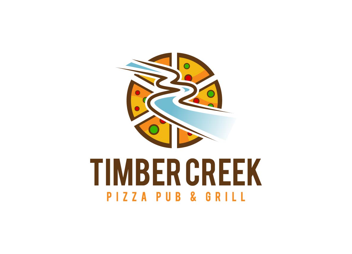 Logo Design by creative.bugs for Timber Creek Pizza Pub & Grill | Design #14813087