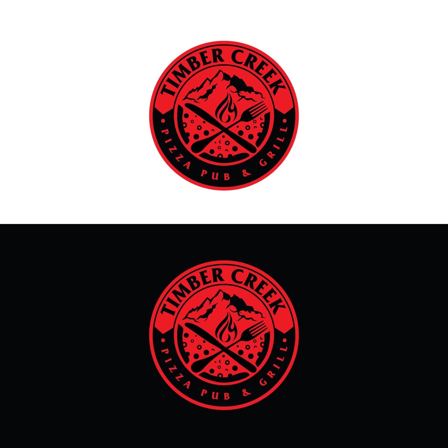 Design de Logo par prodesigns99 pour Timber Creek Pizza Pub & Grill | Design #14775242