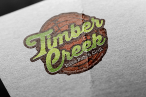 Logo Design by R.Bello for Timber Creek Pizza Pub & Grill | Design: #14861681