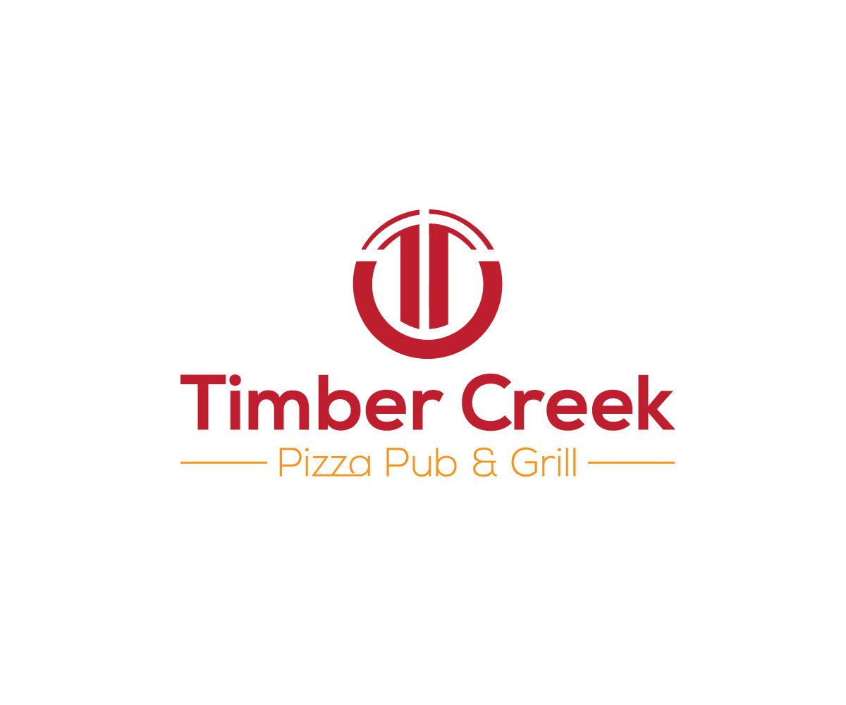 Logo Design by A S design @ for Timber Creek Pizza Pub & Grill | Design #14785350