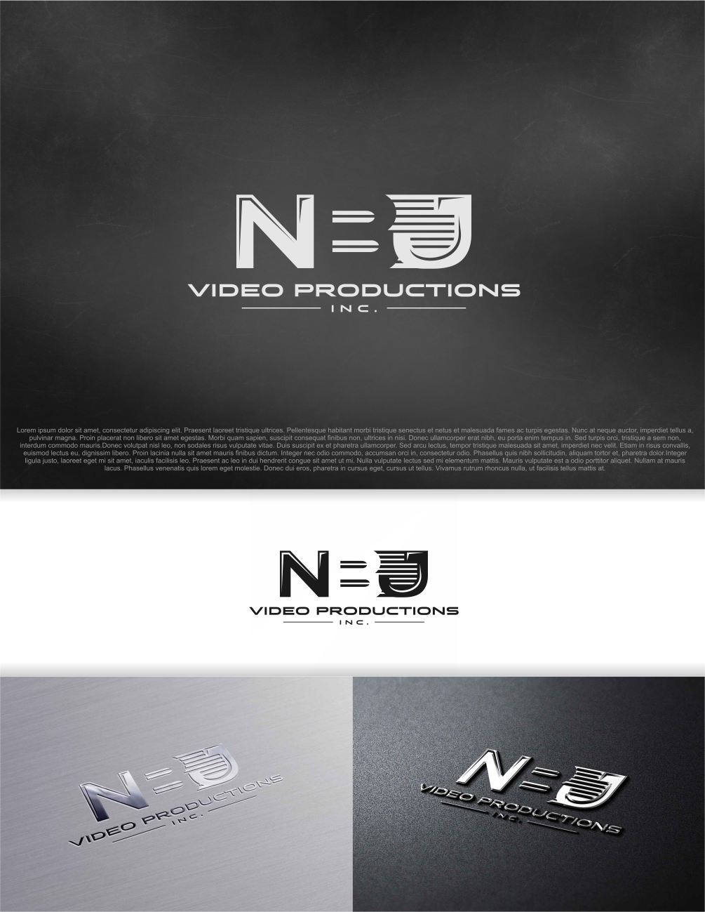 Logo Design by artswolf for NBJ Video Productions Inc. | Design #14859724