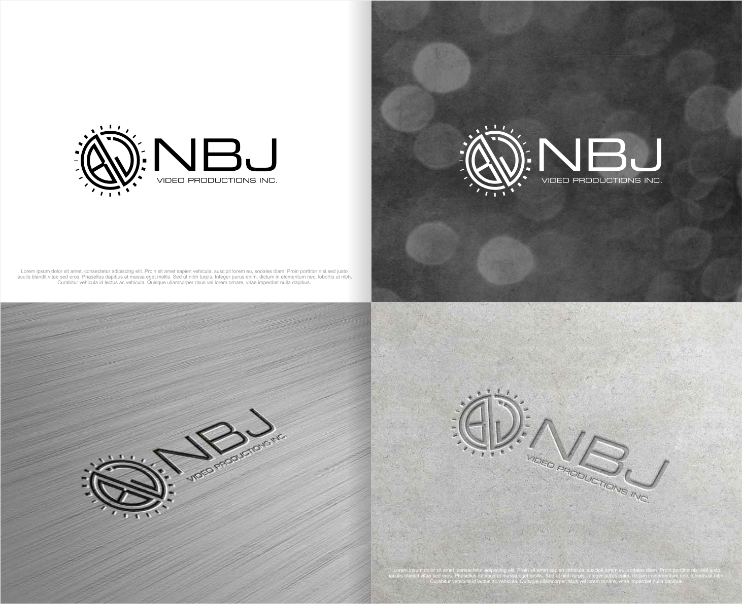 Logo Design by artswolf for NBJ Video Productions Inc. | Design #14859727