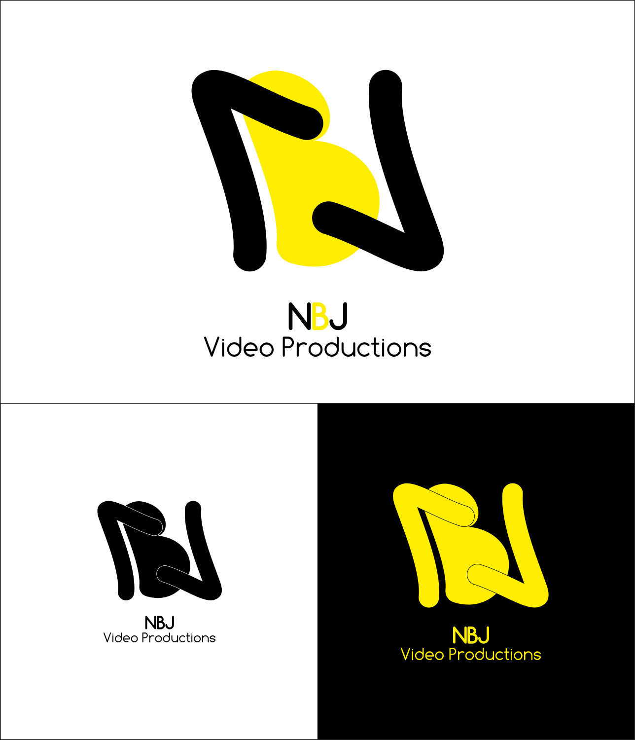 Logo Design by Kad Inspiration for NBJ Video Productions Inc. | Design #14886418