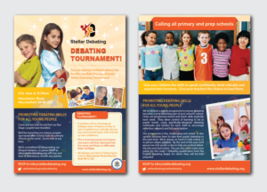 Flyer Design by alex989 for Stellar Debating | Design: #14849003