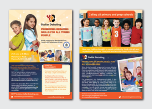 Flyer Design by alex989 for Stellar Debating | Design: #14875811